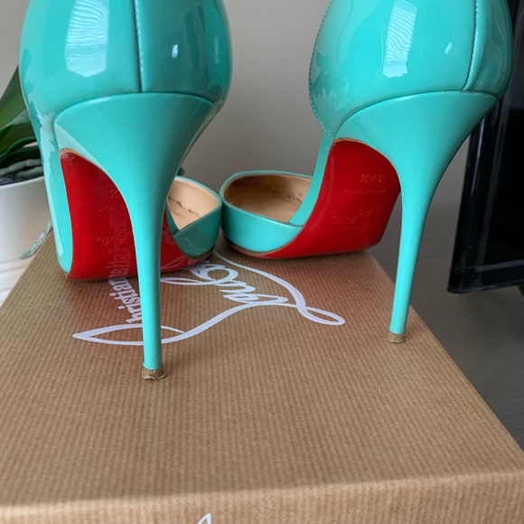 Christian Louboutin Iriza patent teal - Picture 4 of 7